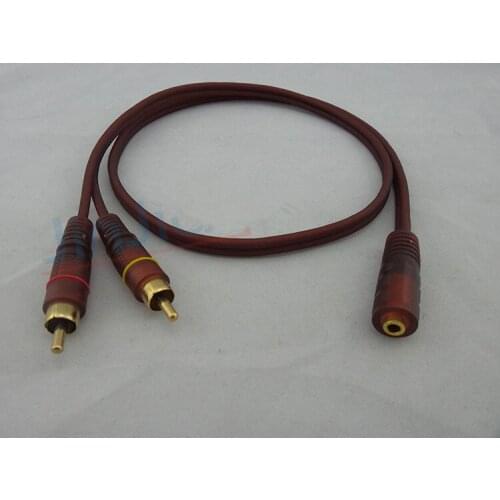 3.5 the mother to Double lotus Audio extension cord Audio cable 3M 9.6ft