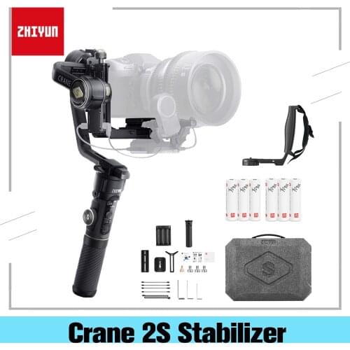 Zhiyun Crane 2S Crane2S 3-Axis Handheld Gimbal Stabilizer For Sony Canon Nikon Panasonic DSLR Mirrorless Camera BMPCC