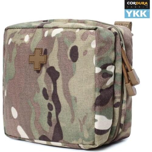 500D Outdoor MOLLE Tactical Waist Bag Medical First Aid Kit EDC Hanging Bag