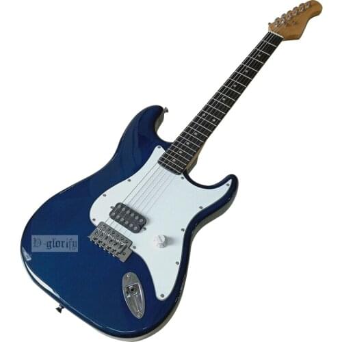 Full burst pattern design 6 string electric guitar 39 inch high gloss electric guitarra matte finish purple guitar