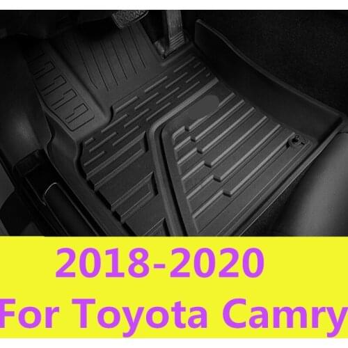 For Toyota Camry 8th Sedan 2018-2020 Foot pads are fully surrounded by TPE waterproof injection molded foot pad interior