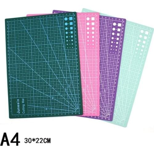 A4 Size 30cm*22cm Double-sided Self-healing Soft PVC Cutting Mat Artist Manual Patchwork Pad DIY Home Tool Colored Carving Board