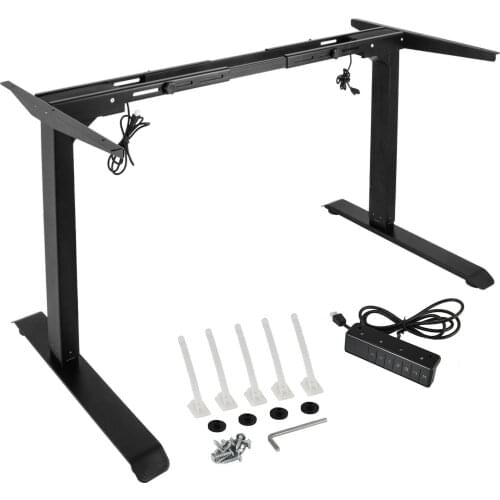 Electric Stand Up Desk Frame w/Dual Motor Height Adjustable Standing Base