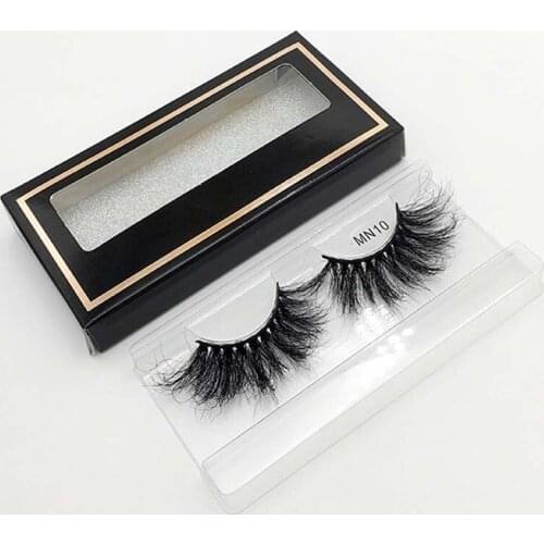 Curling Crisscross Mink Hair Fake Lashes Soft Light 25-28mm Long Thick False Eyelashes Handmade Reusable 50 Pairs/Lot DHL Free