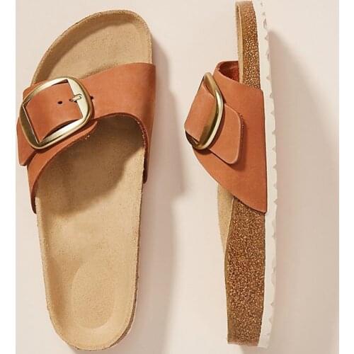 Hot Sale Plus Size Womens Shoes 2021 Summer New Womens Flat-bottomed Slippers Women European and American Sandals Women