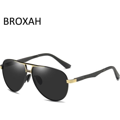 Retro Polarized Sunglasses Men Brand Designer 2021Driving Shades High Quality Night Vision Glasses