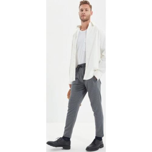 Trendyol Male Sweatpants TMNSS20EA0071 спортивные штаны штаны мужские pantalones hombre штаны спортивные штаны мужкие ropa