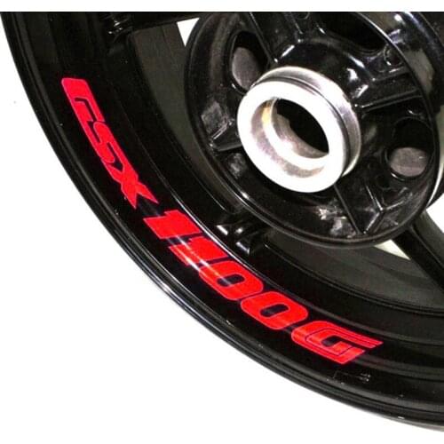 Motorcycle Wheel Sticker Decal Reflective Rim Bike Motorcycle Suitable for SUZUKI GSX 1100G