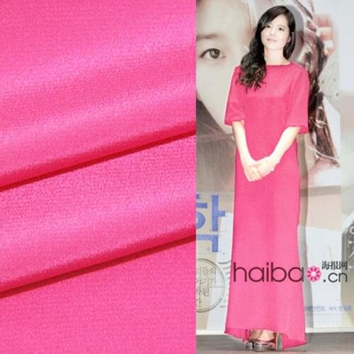 Natural heavy 100% mulberry silk crepe de chine fabric cloth 108cm width 28 mm anti-wrinkle soft shirt garment fabric for dress