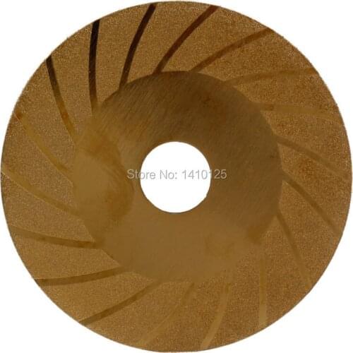 4" inch Diamond Coated FLAT Grinding Cutting Wheel Disc Angle Grinder TITANIUM Grit 150 for Glass Marble Tile Granite Ceramics