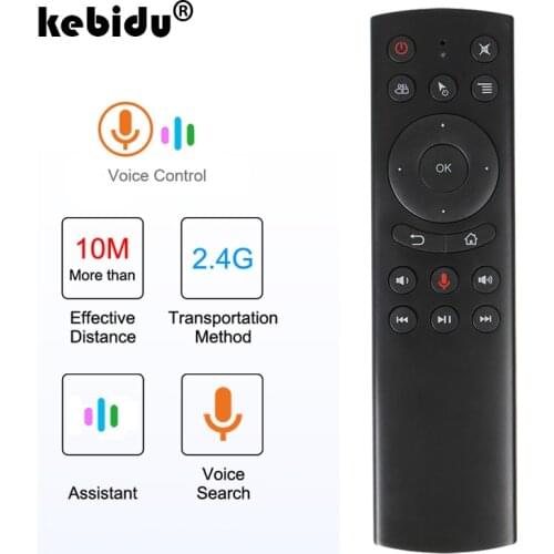 Kebidu G20S Gyro Smart Voice Remote Control IR Learning G10 2.4G Wireless Fly Air Mouse for Android TV Box for Mini H96 MAX X99