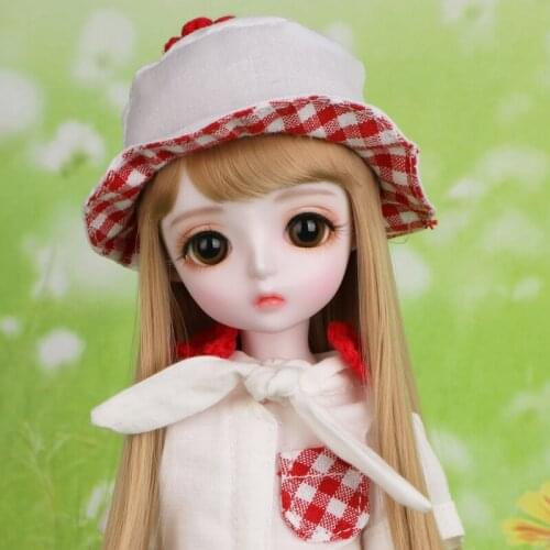BJD Dolls 1/6 cute Fashion Resin Joint Doll Toys For Girls Baby Birthday Gift