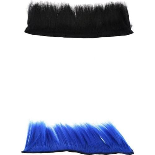 Blue&Black Helmet Mohawk Hair for Motorcycle Ski Snowboard Paintball Helmets