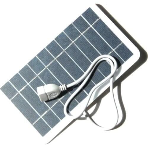 BUHESHUI 2W 5V Solar Charger Polycrystalline Solar Panel Charger For Mobile Phone /Power Bank /3.7v Battery 10pcs/lot