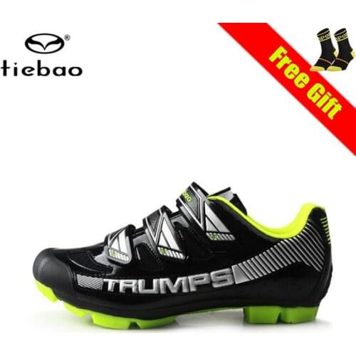 Tiebao Cycling Shoes Men Sapatilha Ciclismo Mtb Self-locking Outdoor Professional Mountain Bike Sneakers Breathable Riding Shoes