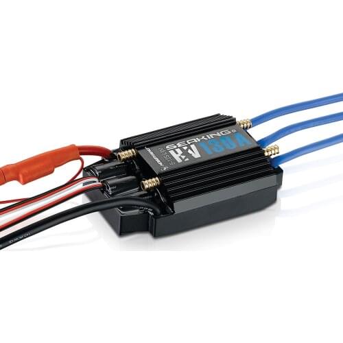 Hobbywing SeaKing V3 Waterproof HV 130A 2-6S Lipo Speed Controller 6V/5A BEC Brushless ESC for RC Racing Boat