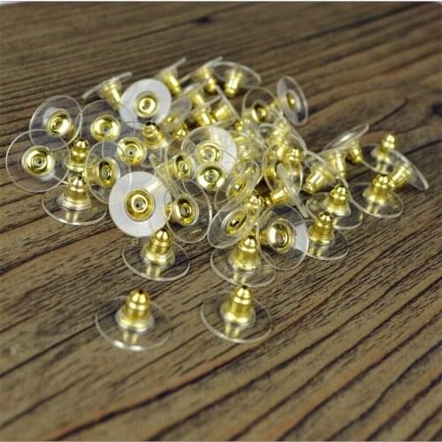 20pcs/lot Wholesale Earrings Cap Jewelry Making Accessories Bullet Plastic Ear Plugging / Blocked, Rubber Earring Back