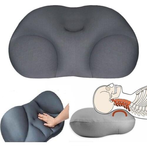 3D Neck Micro Airball Pillow Deep Sleep Addiction Head Rest Air Cushion Pressure Relief Pillows Gift Washable PillowCase Covers