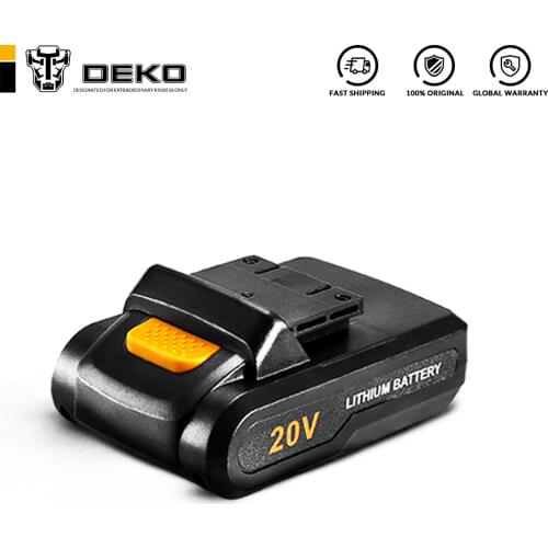 DEKO Battery20V 20V Lithium Ion Battery Pack for Sharker 20V Cordless Drill