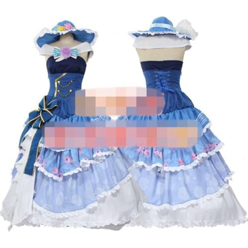 Anime Cosplay Costume Lovelive Ball Dress Eli Ayase Dance Awaken Gorgeous Formal Dress A