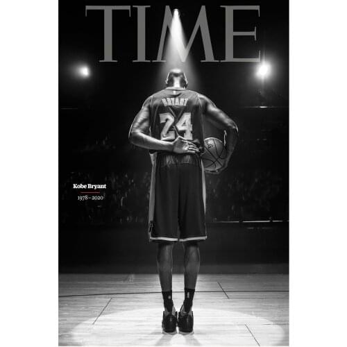 Basketball star Kobe poster art print silk or canvas 16x24 24x36 inch living room bedroom decoration