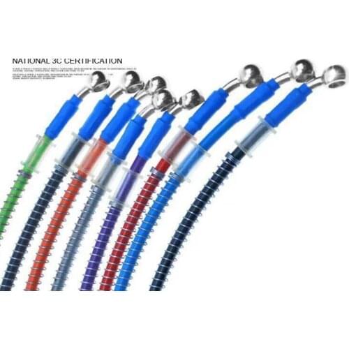 Motorcycle Electric Vehicle Disc Brake Oil Pipe Brake High-pressure tubing lengthened and modified steel throat