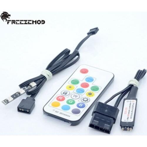 FREEZEMOD computer water cooler block tank dedicated 5V aurora full-color rainbow. RBW-D3