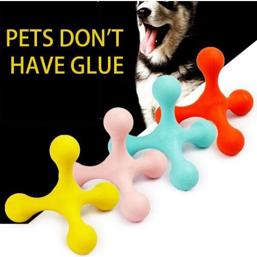 Hot Sale Pet Dog Chew Toys Rubber Bone Toy Aggressive Chewers Dog Toothbrush Doggy Puppy Dental Care For Dog Pet Accessories