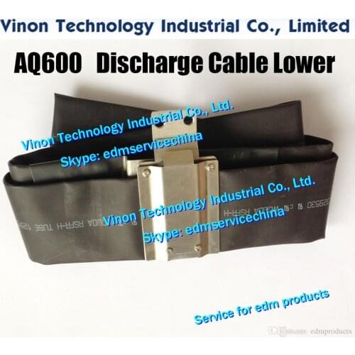 AQ660L Lower Discharge Cable, Wire-Cut Ribbon Discharging Cable Lower Head W=50PIN 3110137 for Sodic k AQ660LS edm machine