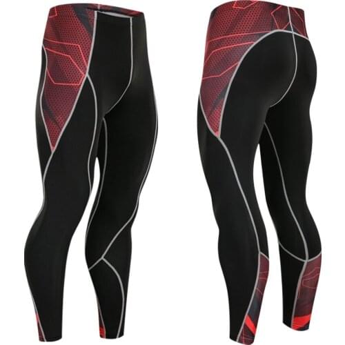 Camouflage Running Tights Men Jogging Sport Leggings Elasticity Fiber GYM Fitness Compression Pants Camo Quick-Drying Trousers