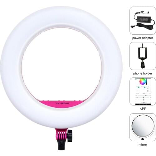 Yidoblo AX-480DII Bluetooth APP Control Bio-color Ring Lamp 2800K-9900K Digital display 18" 240 Pcs LED Ring Light LED Lamp