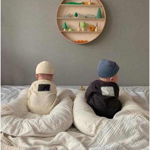 2021 new boys girls ribbed rompers cotton full sleeve autumn babys jumpsuit