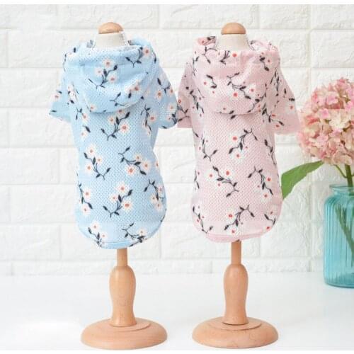 Summer Dog Clothes for Small Pet Clothing for French Bulldog Dogs Jacket for Chihuahua Windbreaker for Yorkie Pug Puppy Hoodies