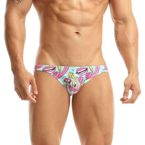 Mans underwear calzoncillos hombre gay ropa interior hombre slim underpants cuecas masculinas sissy men swimming trucks SEOBEAN