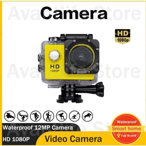 New 12MP Mini Camera Gopro HD 1080P 32GB Outdoor Sports Waterproof 12MP Camera 4k For Action Video Camera
