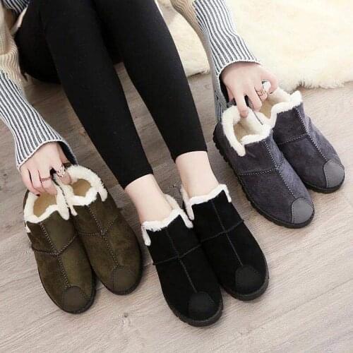 2020 new womens Martin Boots autumn winter classic snow boots winter suede warm fur plush womens clothing