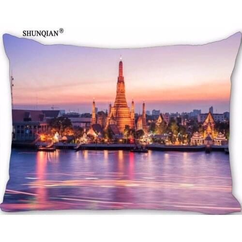 New Bangkok Pillow Case Custom Wedding Pillowcase Cover Cases Gift Zippered Rectangle Pillow Case 18-1-30
