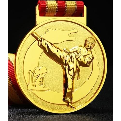 Judo Wrestling Martial Arts Competition Metal Medal Commemorative Card 2021