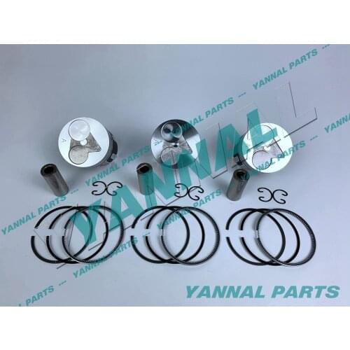 PISTON KIT FOR KUBOTA D782 ENGINE B7410 TRACTOR AFTERMARKET PARTS 1E051-21110