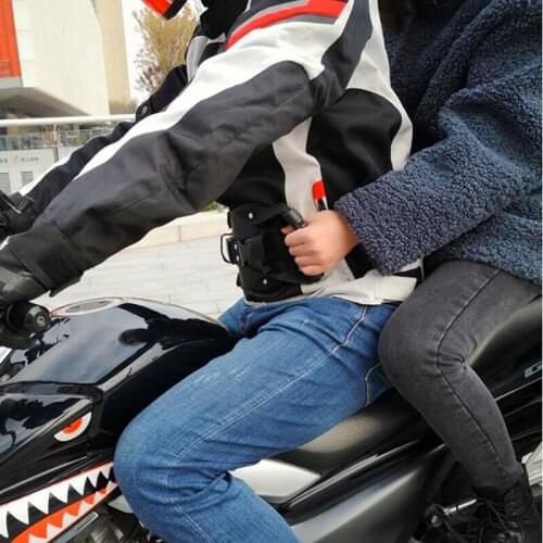 Motorcycle Scooters Safety Belt Back Seat Passenger Grip Grab Handle Non-Slip Strap Universal Motorcycle Seat Strap For Kids