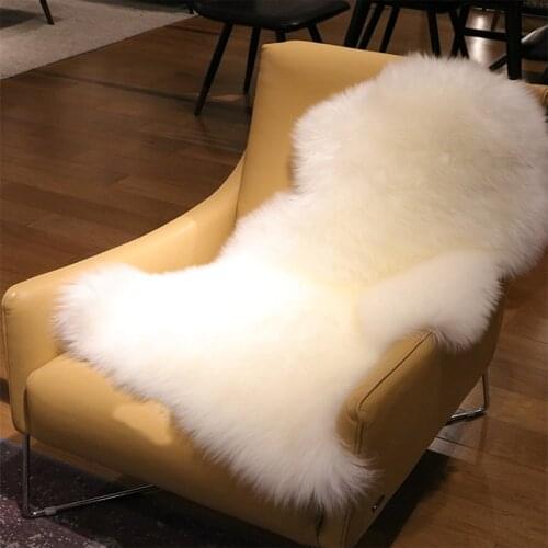Harmless Premium Large Australian Sheepskin Rug Genuine Natural Pelts Sofa Baby Real Fur Blanket Carpet Decorative Area Rugs