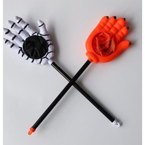 Halloween DIY Role Playing Pumpkin Skull Candy Request Bag Large Palm Candy Bag Props Halloween Accessories Childrens Toy Gift