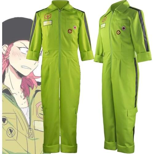 Super Danganronpa Kazuichi Souda Cosplay Costume Anime Clothing Men Women Jumpsuit and Wig Halloween Carnival Costumes C70K161
