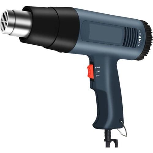 Heat Gun 2000W Heavy Duty Hot Air Gun Kit Variable Temperature Control with 2-Temp Settings 4 Nozzles 600de Overload Protection