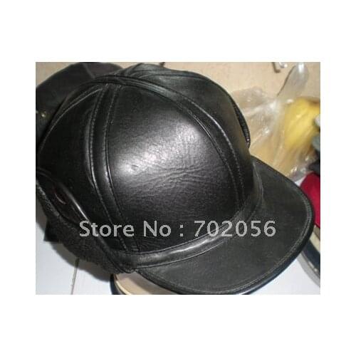 Thick Winter Real Leather Cap Hat