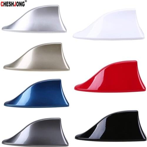 Universal FM Signal Amplifier Car Radio Aerials Shark Fin Antenna Car Exterior Roof Decoration Protective Aerial Car Styling