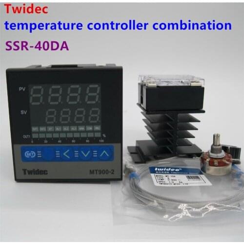 High Quality Thermostat Digital PID Temperature Controller 96*96*95 + SSR-40DA Relay+ K Termopar Sonda de+ Heat Sink