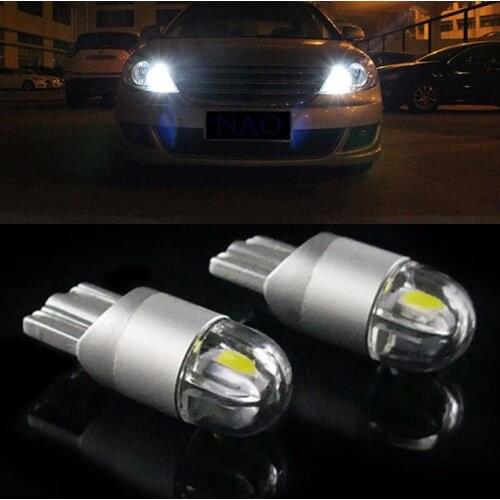 2pcs T10 168 194 W5W LED Car License Plate Turn Fog Interior Reading Light Bulb