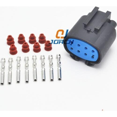 5 sets 8 Pin Auto female waterproof connector 1.5 mm electrical plug