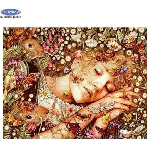 5D DIY Diamond Painting Embroidery Diamond Picture,Cartoon,Fantasy,Princess,Women,Diamond Mosaic,Christmas Decoration for home